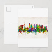 Baku Azerbeidzjan Skyline Feestdagenkaart (Voorkant / Achterkant)