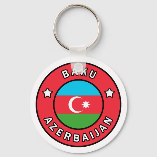 Baku-Azerbeidzjan Sleutelhanger (Voorkant)
