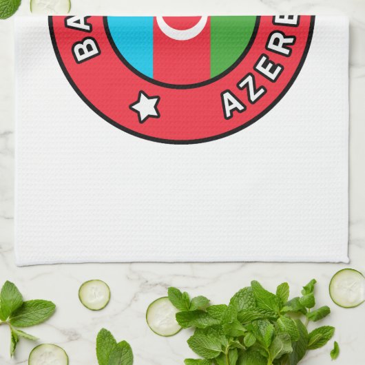 Baku-Azerbeidzjan Theedoek (Gevouwen)