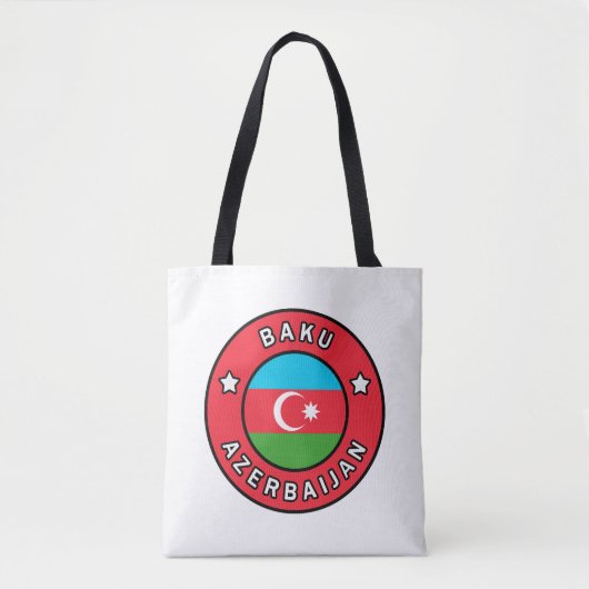 Baku-Azerbeidzjan Tote Bag (Voorkant)