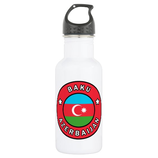 Baku-Azerbeidzjan Waterfles (Voorkant)
