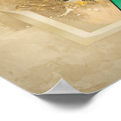 Baku, bezoek Azerbeidzjan Poster (Hoek)