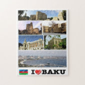Baku - I Love - Legpuzzel (Verticaal)
