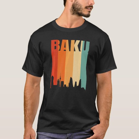 Baku Skyline T-shirt (Voorkant)