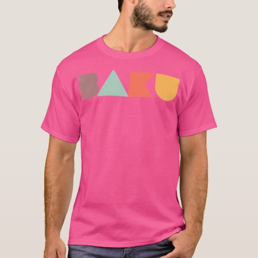 Baku  t-shirt (Voorkant)