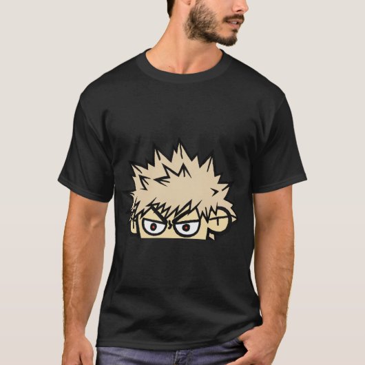 Bakugo Katsuki Peek T-shirt (Voorkant)