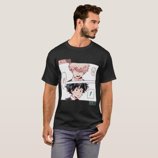 Bakugo x Deku - Kindertijd Duo T-shirt (Voorkant volledig)