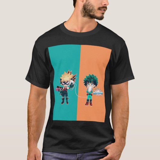 bakugou cover part + back-udeku t-shirt (Voorkant)