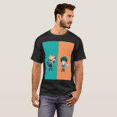 bakugou cover part + back-udeku t-shirt (Voorkant volledig)