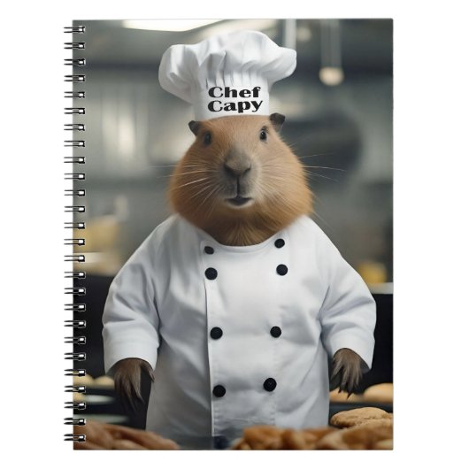 Bakvaardigheid: De Culinaire Capybara Notitieboek (Voorkant)