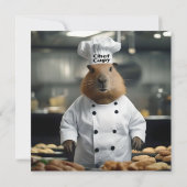 Bakvaardigheid: De Culinaire Capybara Save The Date (Achterkant)