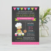 bakverjaardag | Taart versieren verjaardag Kaart (Staand voorkant)