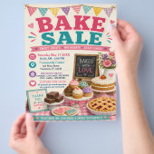 Bakverkoop Flyer (Hand)
