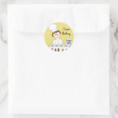 Bakverkoop Ronde Sticker (Tas)
