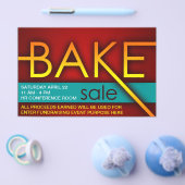 bakverkoop typografische flyers (Enkel)