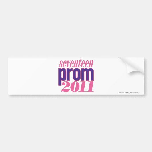 Bal 2011 - Paars Bumpersticker (Voorkant)