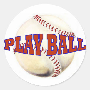 BAL 2 SPELEN RONDE STICKER