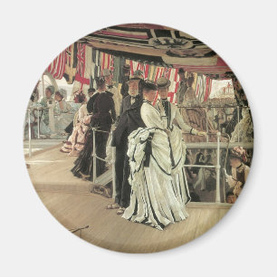 Bal aan boord door James Tissot, Victoriaanse kuns Magneet