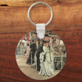 Bal aan boord van een schip door James Tissot, Vic Sleutelhanger (Voorkant)