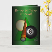 Bal acht kaart (Gele Bloem)