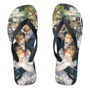 Bal bij de Moulin de la Galette-feest Renoir   Teenslippers