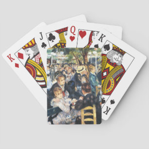 Bal bij de Moulin de la Galette-partij Renoir Pokerkaarten