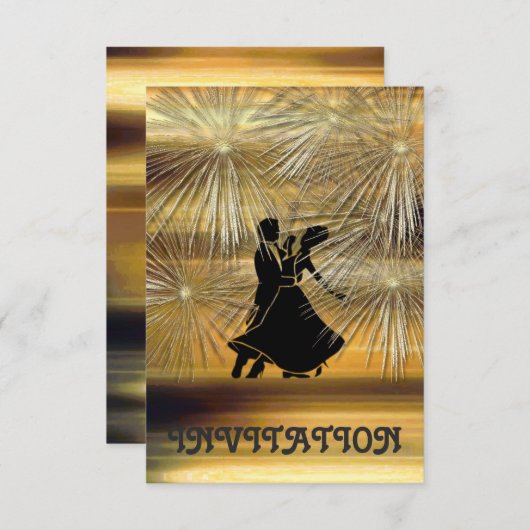 Bal Carnaval uitnodiging (Voorkant / Achterkant)