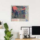 Bal des Ardents', Charles wordt gered Poster (Thuiskantoor)