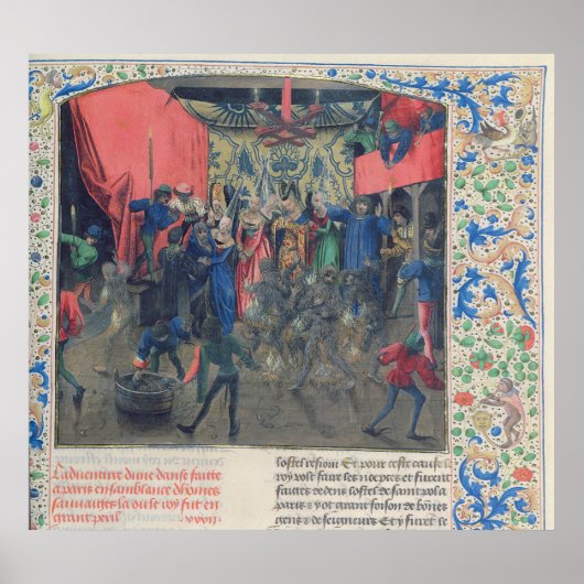 Bal des Ardents', Charles wordt gered Poster (Voorkant)