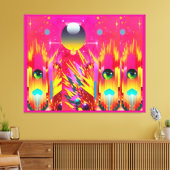 Bal Dropper Eye Popper Canvas Afdruk (Insitu (Woonkamer))