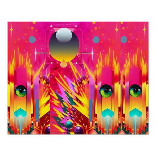 Bal Dropper Eye Popper Perfect Poster (Voorkant)