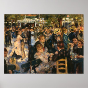 Bal du DE   La Galette van Renoir (1876) Poster
