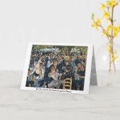 Bal Du Moulin By Pierre-Auguste Renoir Kaart (Gele Bloem)
