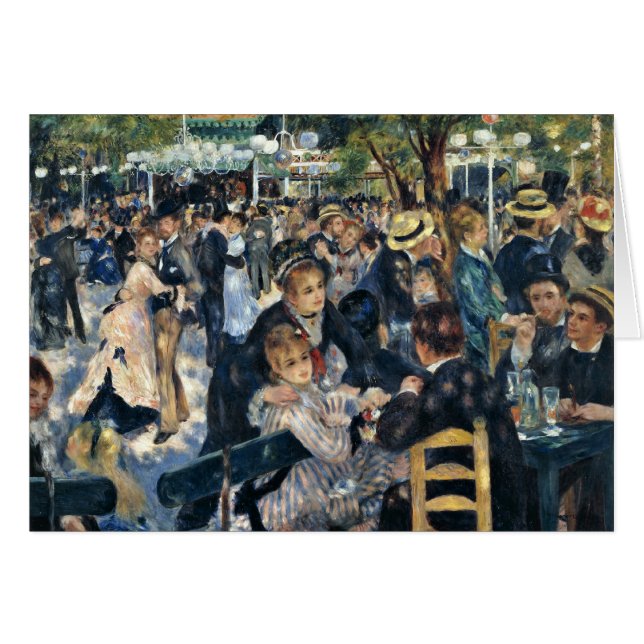 Bal du Moulin de la Galette door Pierre-auguste Re (Voorkant Horizontaal)