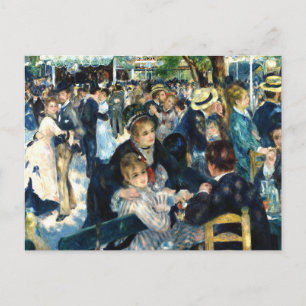 Bal Du Moulin De La Galette Pierre Auguste Renoir Briefkaart