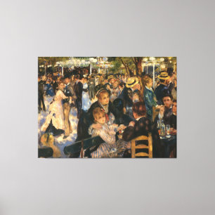 Bal du moulin DE van Renoir La Galette (1876) Canvas Afdruk