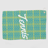 "Bal en Court" Tennis Sweat Towel Golfhanddoek (Horizontaal)