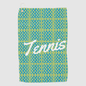 "Bal en Court" Tennis Sweat Towel Golfhanddoek (Voorkant)