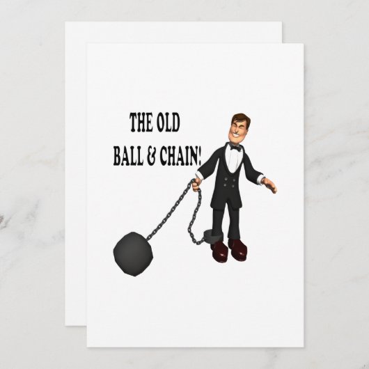 Bal En Keten Kaart (Voorkant / Achterkant)