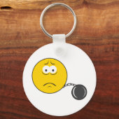 Bal en Ketting Gezicht Sleutelhanger (Voorkant)