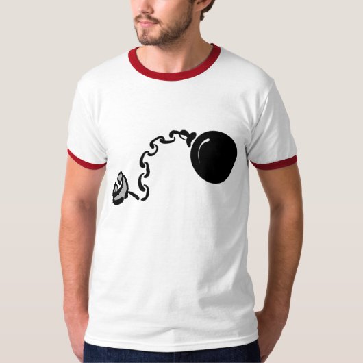 bal en ketting t-shirt (Voorkant)