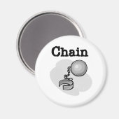 Bal en kettingbruid magneet (Voorkant / Achterkant)