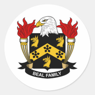 Bal Family Crest Ronde Sticker