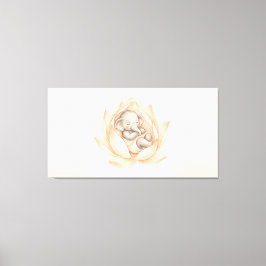 Bal Ganesha Canvas Afdruk