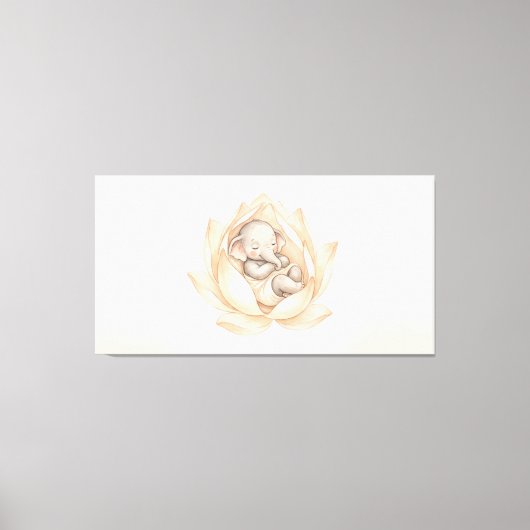 Bal Ganesha Canvas Afdruk (Voorkant)