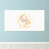 Bal Ganesha Canvas Afdruk (Insitu (Houten vloer))