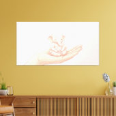 Bal Ganesha Canvas Afdruk (Insitu (Woonkamer))