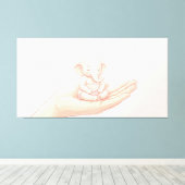 Bal Ganesha Canvas Afdruk (Insitu (Houten vloer))