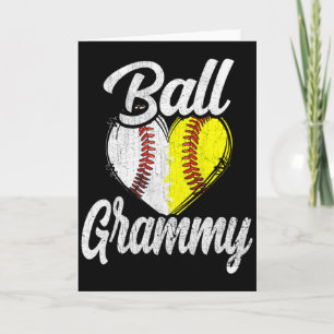 Bal Grammy Honkbal Softbal Teamsporten T-shirt  Kaart