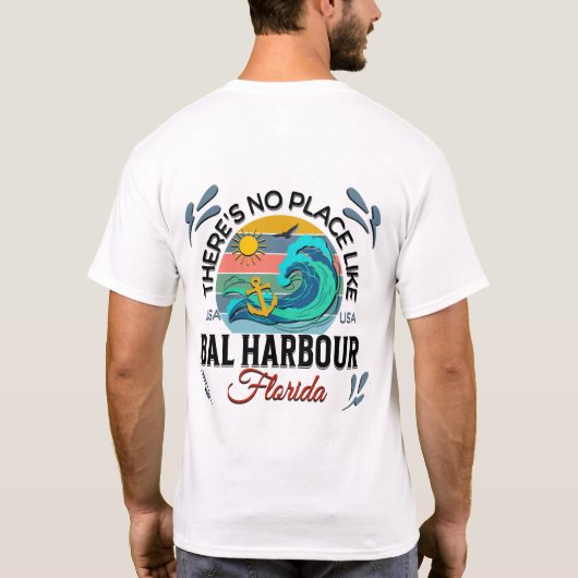 Bal Harbour, Florida T-shirt (Achterkant)